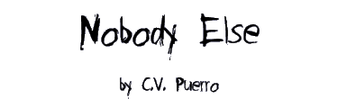 NOBODY ELSE by C.V. Puerro
