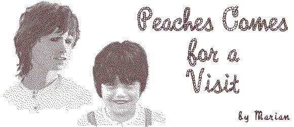 PEACHES COMES FOR A VISIT by Marian