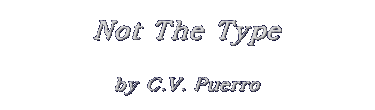 NOT THE TYPE by C.V. Puerro