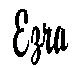 Ezra's signature