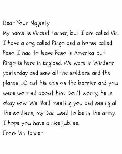 Vin's Letter. Click on image for text version.