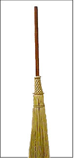straw broom