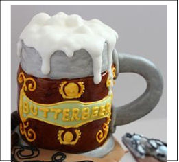 butterbeer mug birthday cake